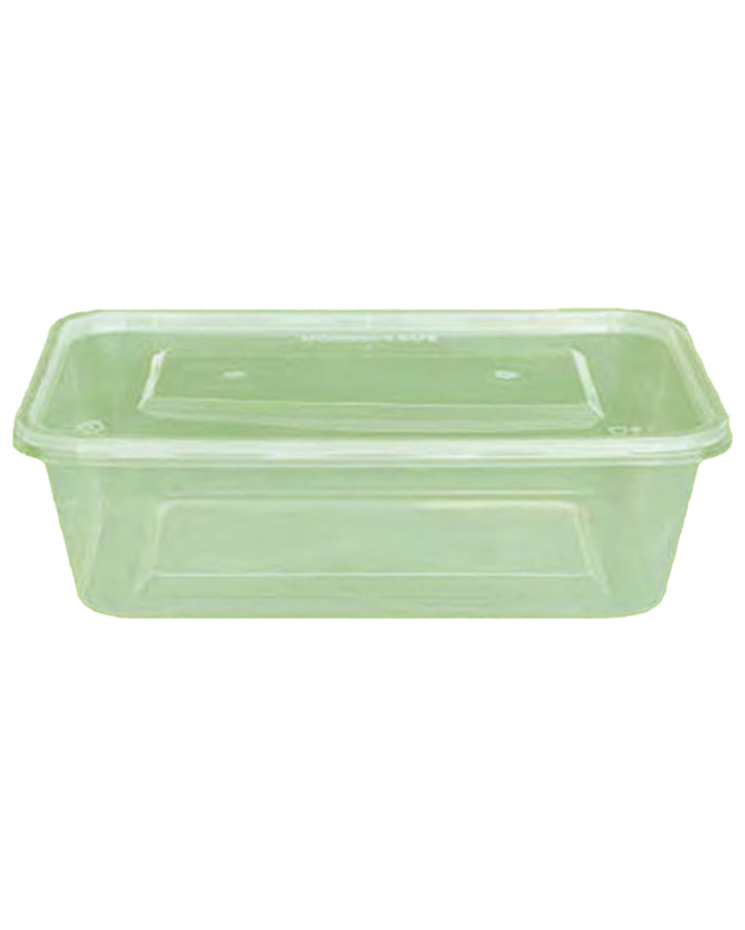 1000ml Rectangular Transperent Container Code:QM12 Per Carton Of 500