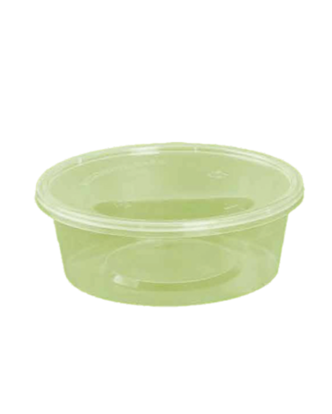 10oz Round Transparent Container  Code:QM02 Per Carton Of 500