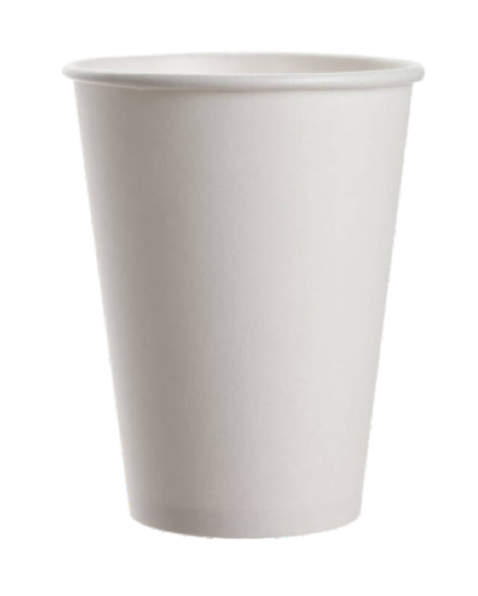 Plain White Single Wall 12oz Code: SR04 Per Carton Of 1000