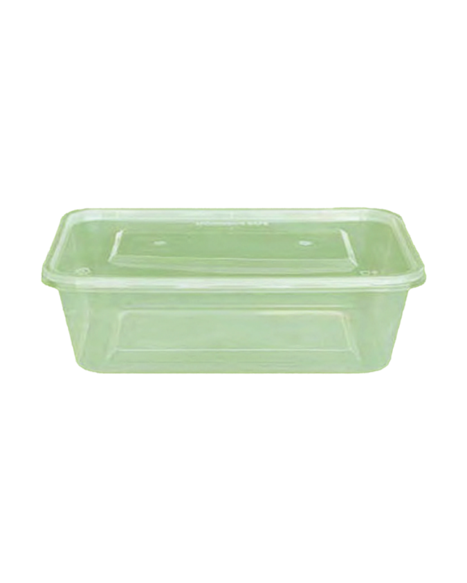 750ml Rectangular Transparent Container Code: QM08 Per Carton Of 500